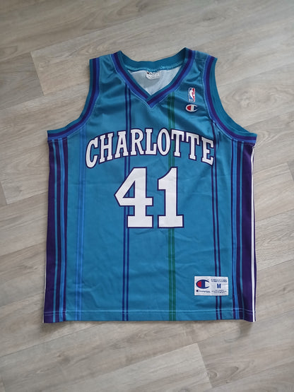 Glen Rice Charlotte Hornets Jersey Size Medium