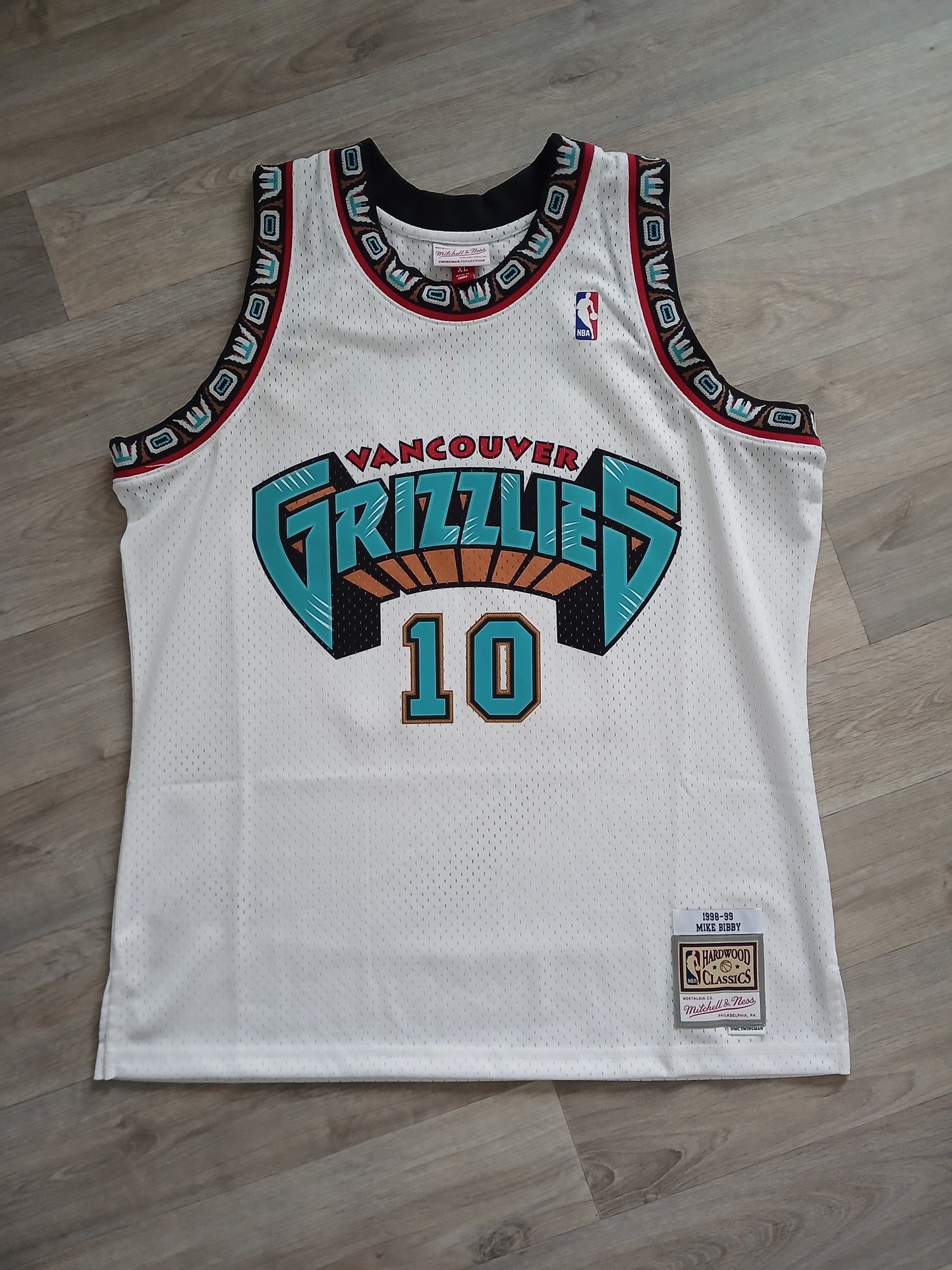 Mike Bibby Vancouver Grizzlies Jersey Size XL