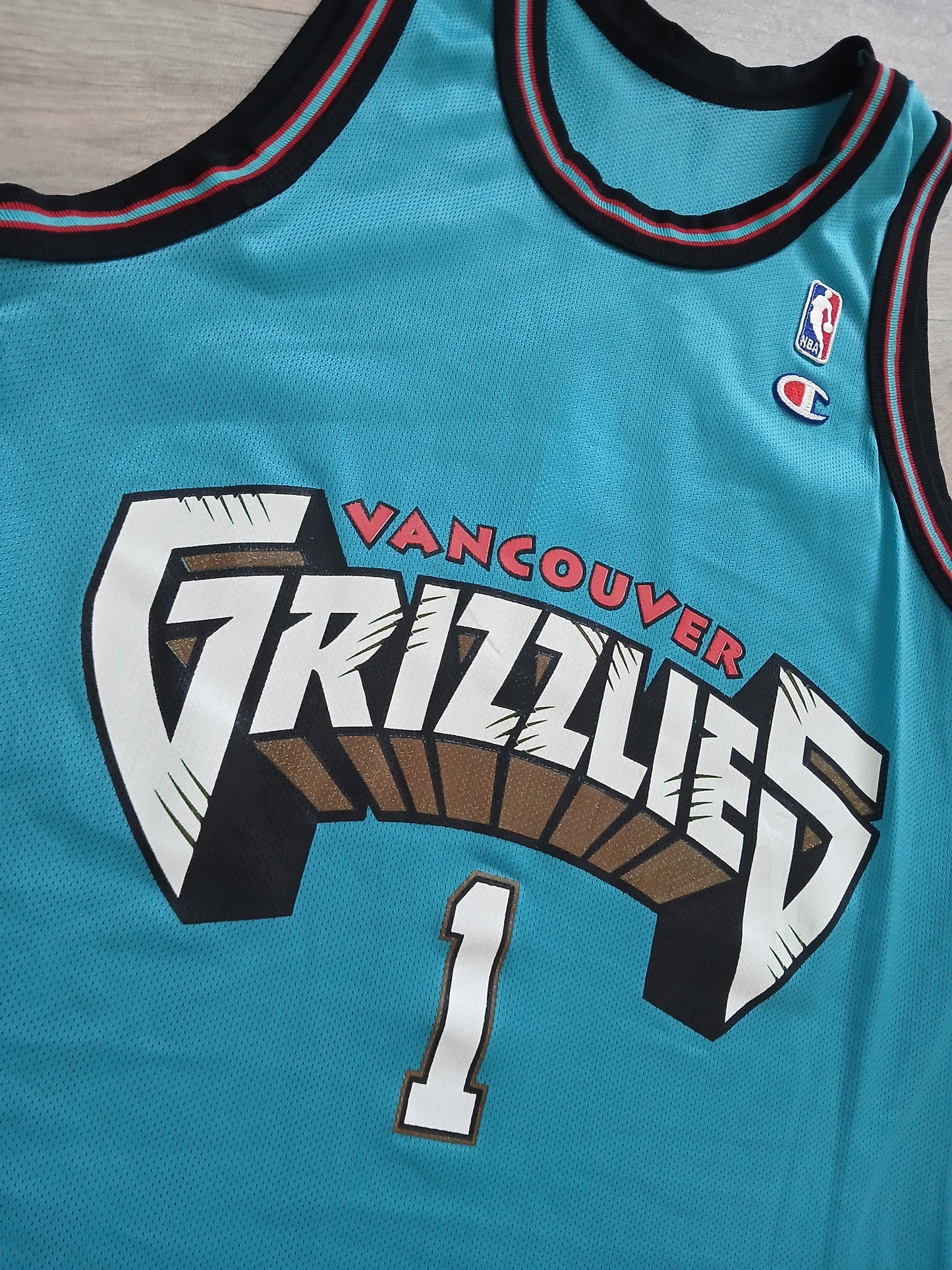 Vancouver Grizzlies Jersey Size Medium