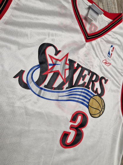 Allen Iverson Philadelphia 76ers Jersey Size Large