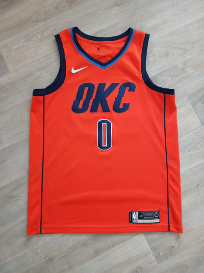 Russell Westbrook Oklahoma City Thunder Jersey Size Large