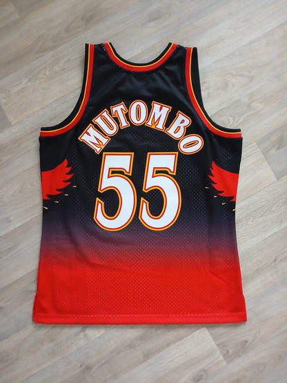 Dikembe Mutombo Atlanta Hawks Jersey Size Large