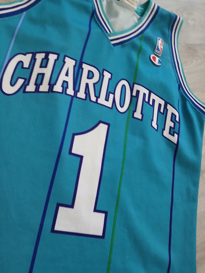 Muggsy Bogues Charlotte Hornets Jersey Size XS