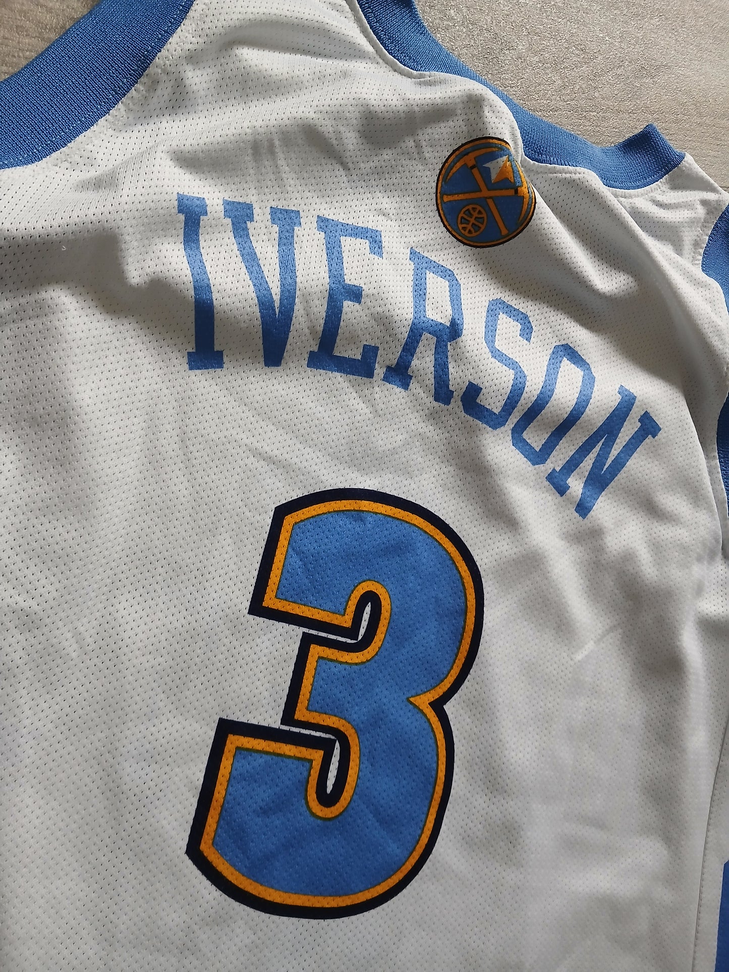 Allen Iverson Denver Nuggets Jersey Size Medium