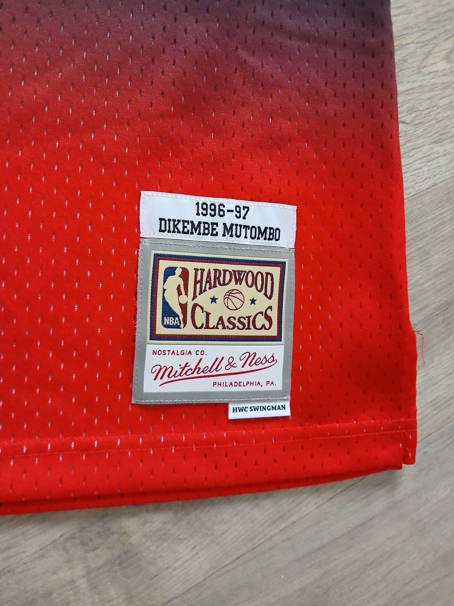 Dikembe Mutombo Atlanta Hawks Jersey Size Large