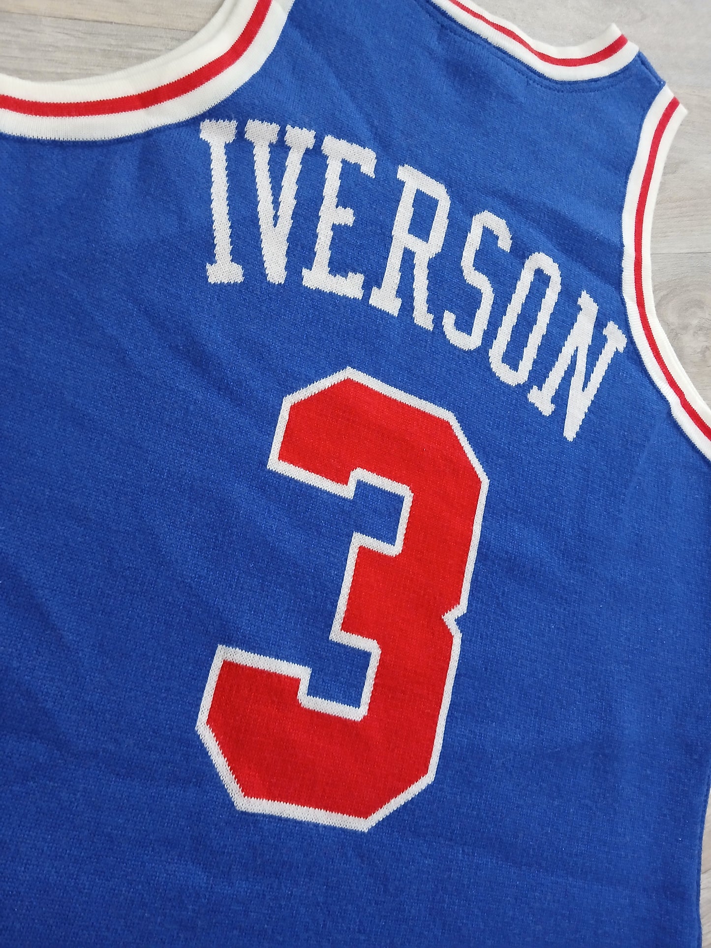 Allen Iverson Authentic CLOT X M&N Philadelphia 76ers Jersey Size Medium
