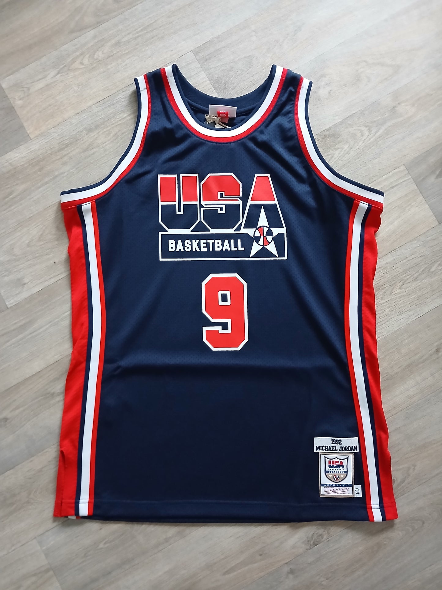 Michael Jordan Authentic Team USA Jersey Size Large