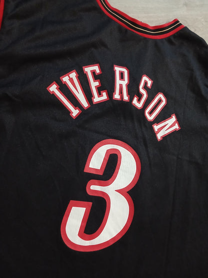 Allen Iverson Philadelphia 76ers Jersey Size Large