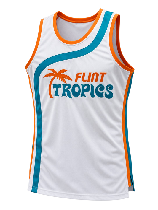 Blank Flint Tropics Semi-Pro Authentic Jersey Size Large