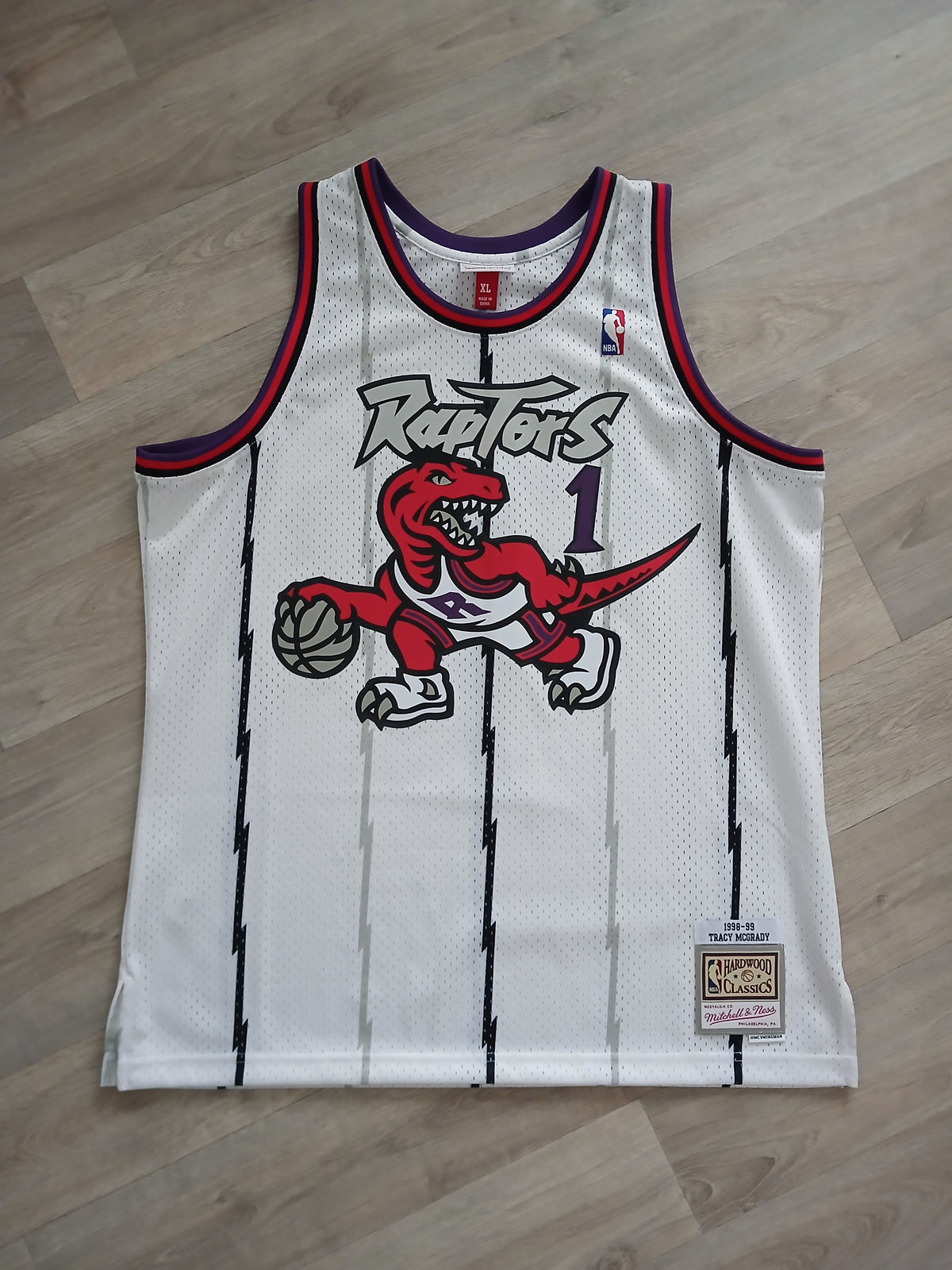Tracy McGrady Toronto Raptors Jersey Size XL
