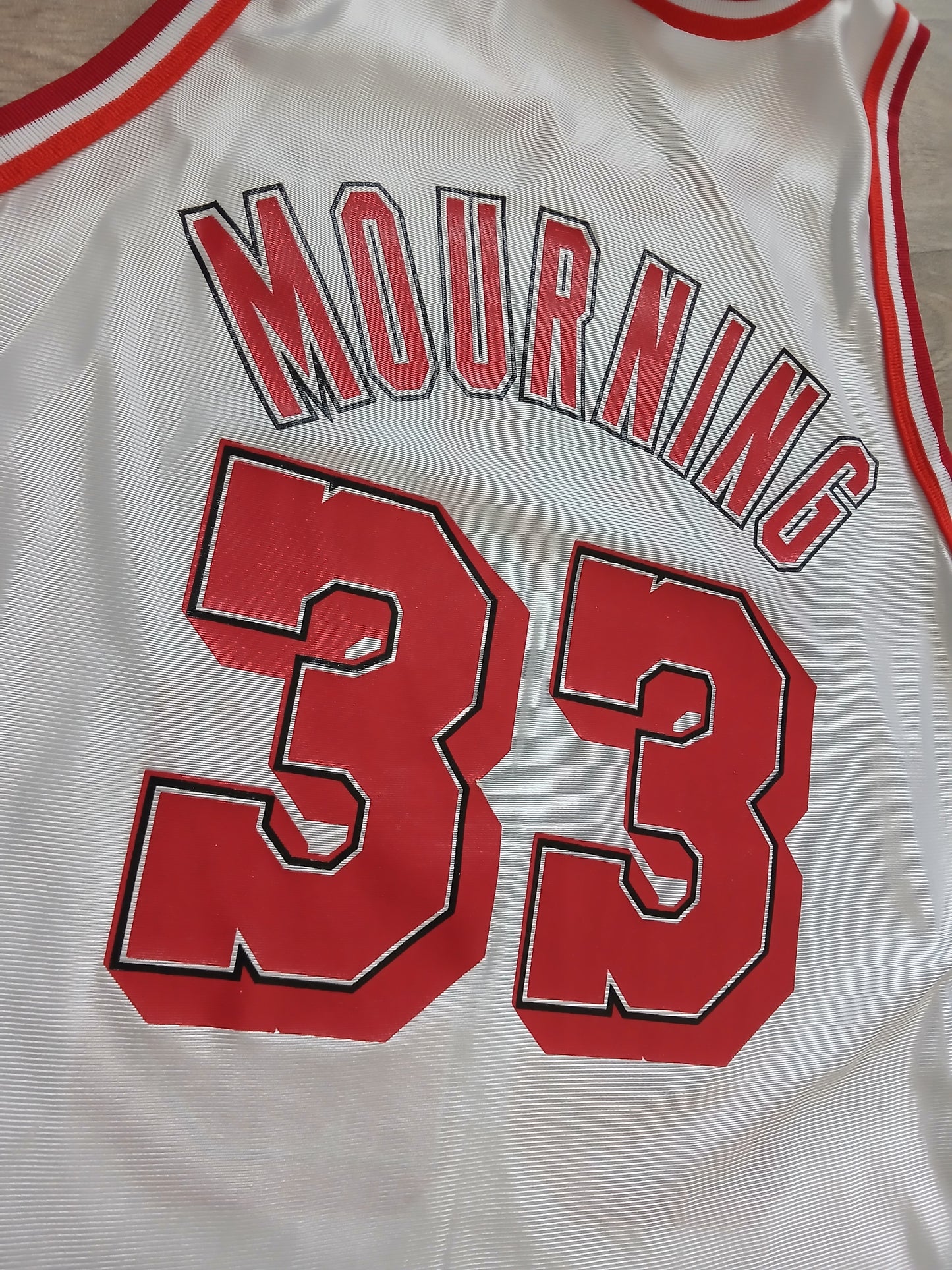Alonzo Mourning Miami Heat Jersey Size Large