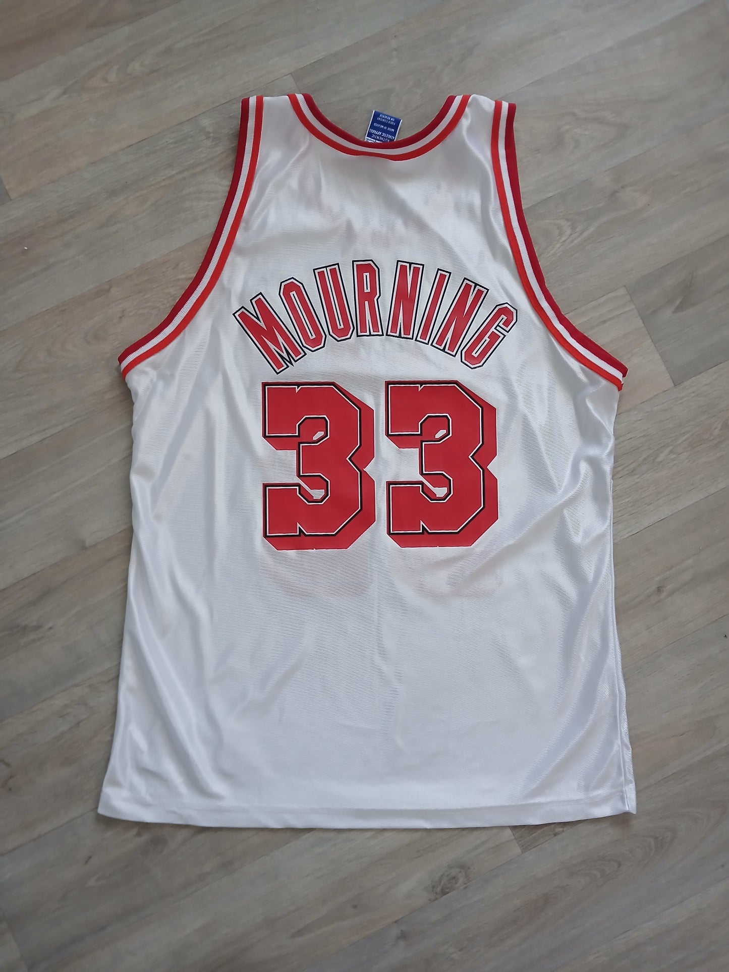 Alonzo Mourning Miami Heat Jersey Size Large