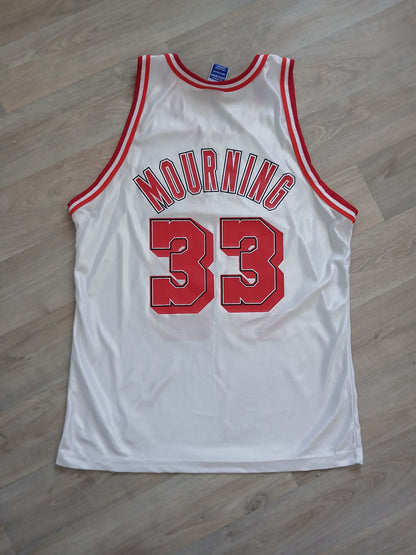 Alonzo Mourning Miami Heat Jersey Size Large