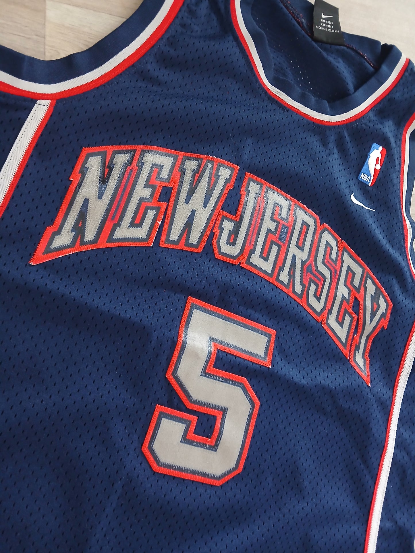 Jason Kidd New Jersey Nets Jersey Size Medium