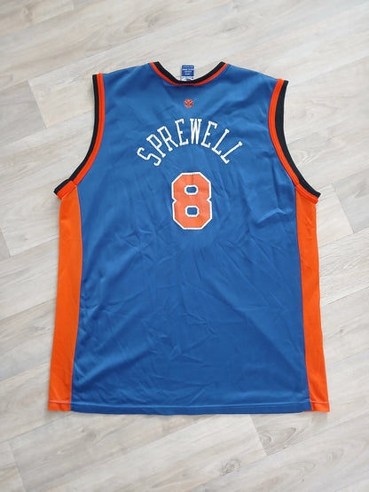 Latrell Sprewell New York Knicks Jersey Size Large