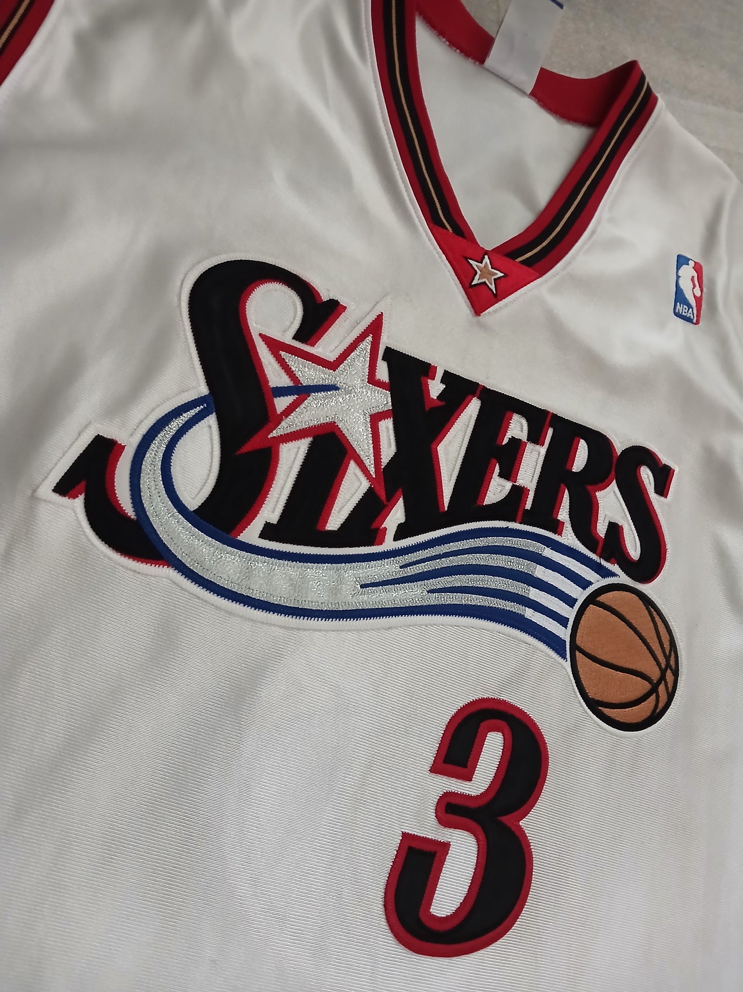 Allen Iverson Authentic Philadelphia 76ers Jersey Size XL