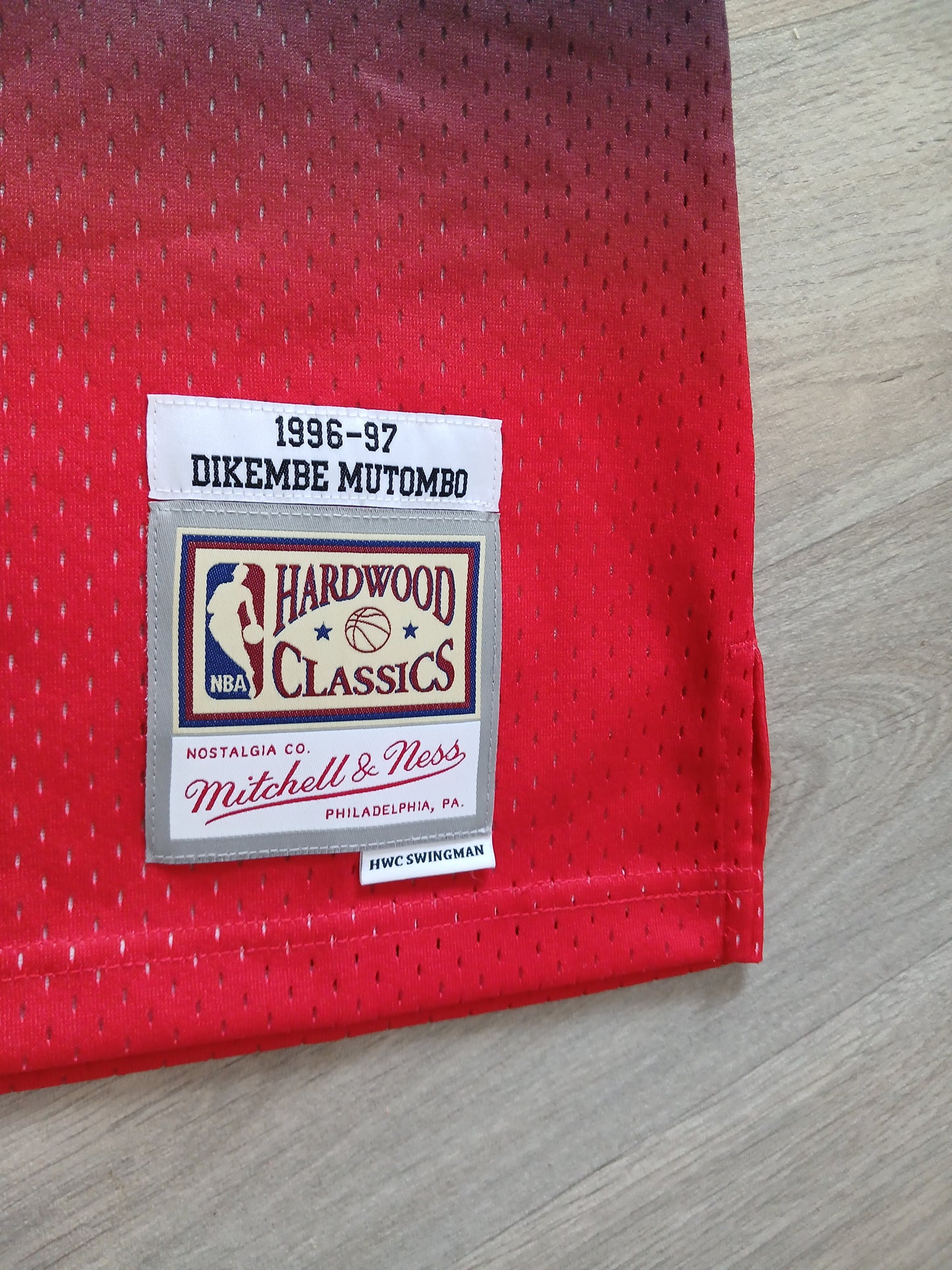 Dikembe Mutombo Atlanta Hawks Jersey Size Large