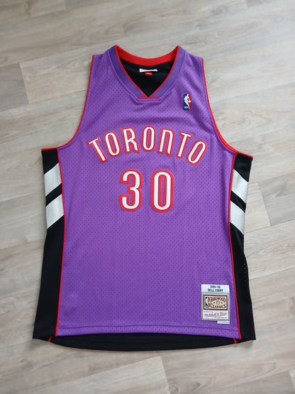 Dell Curry Toronto Raptors Jersey Size Large