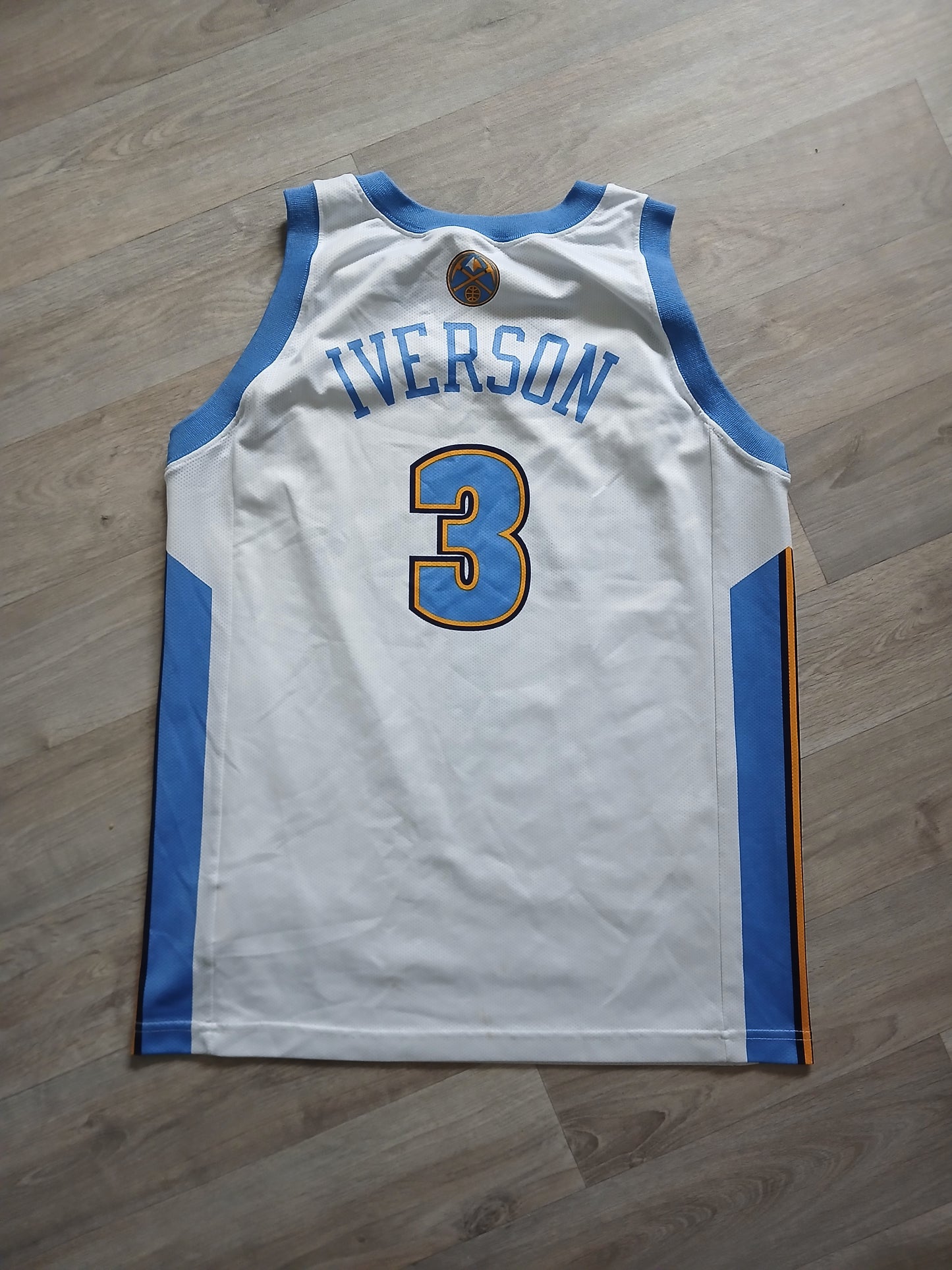 Allen Iverson Denver Nuggets Jersey Size Medium