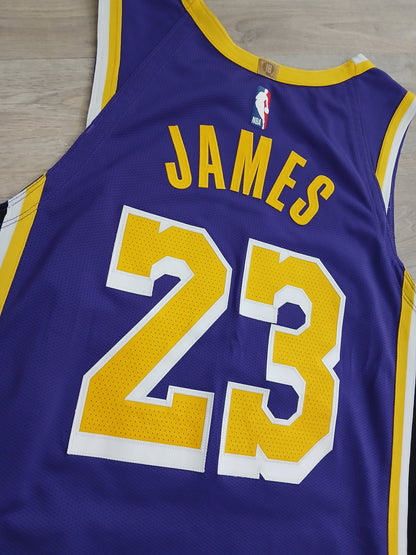 LeBron James Authentic Los Angeles Lakers Jersey Size Medium