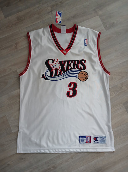 Allen Iverson Authentic Philadelphia 76ers Jersey Size XL