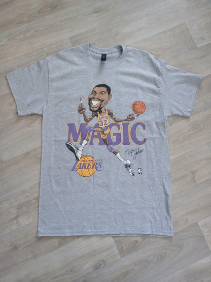 Magic Johnson Los Angeles Lakers T-Shirt Size Medium