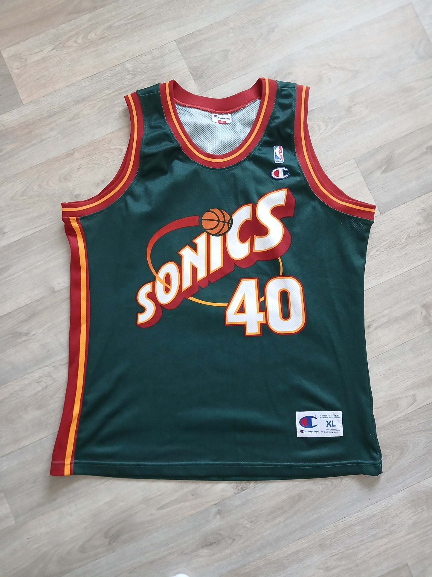 Shawn Kemp Seattle Supersonics Jersey Size XL