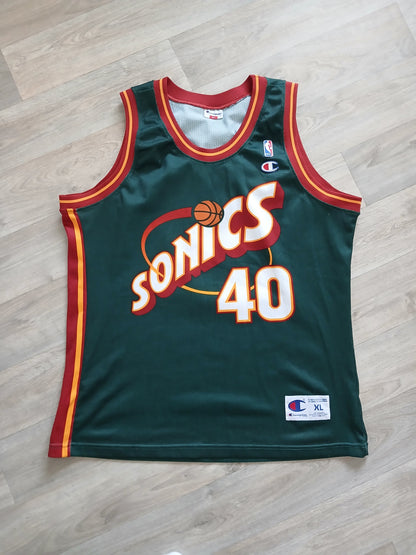 Shawn Kemp Seattle Supersonics Jersey Size XL