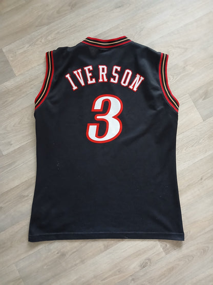 Allen Iverson Philadelphia 76ers Jersey Size Large