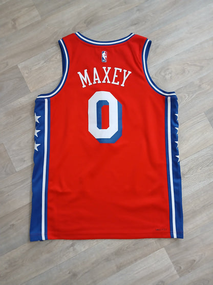 Tyrese Maxey Philadelphia 76ers Jersey Size Large