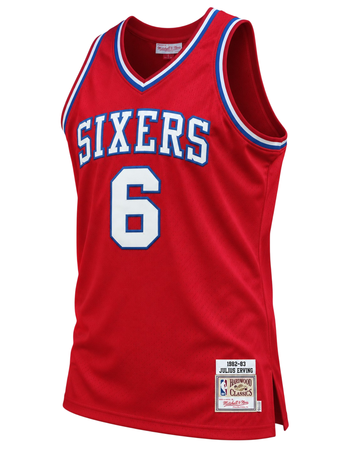 Julius "Dr J" Erving Authentic Philadelphia 76ers Jersey Size 2XL