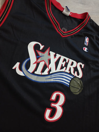 Allen Iverson Philadelphia 76ers Jersey Size Large
