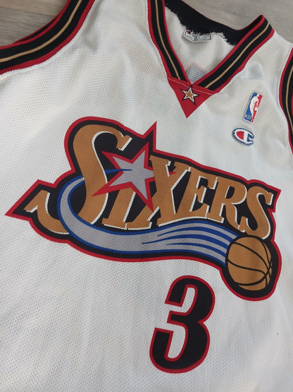 Allen Iverson Philadelphia 76ers Jersey Size Large