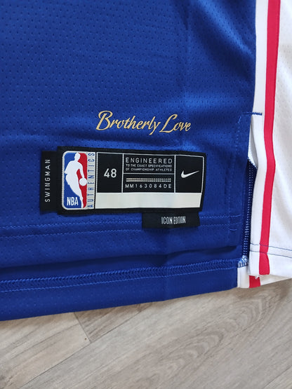Joel Embiid Philadelphia 76ers Jersey Size Large