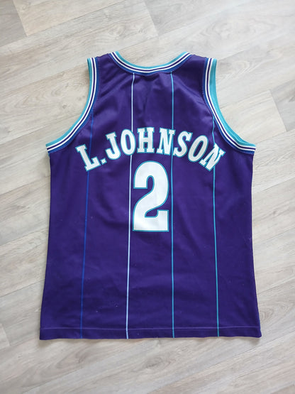 Larry Johnson Charlotte Hornets Jersey Size XL