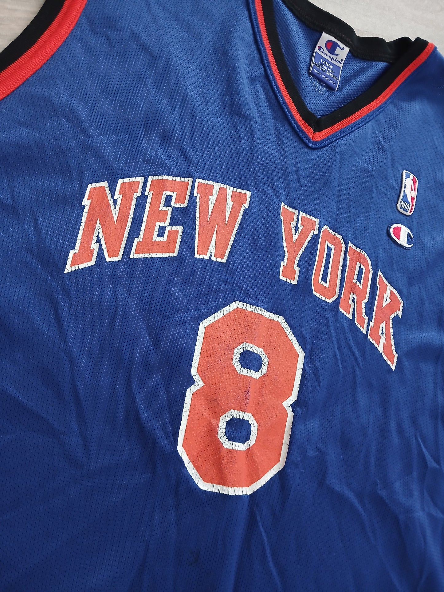 Latrell Sprewell New York Knicks Jersey Size Large