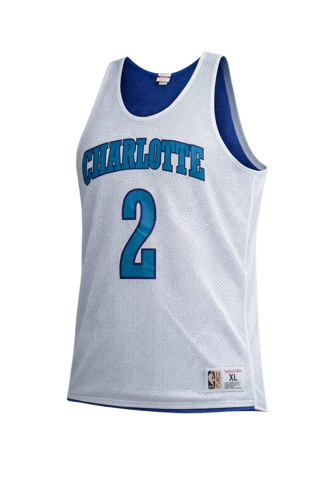 Larry Johnson Reversible Charlotte Hornets Jersey Size XL
