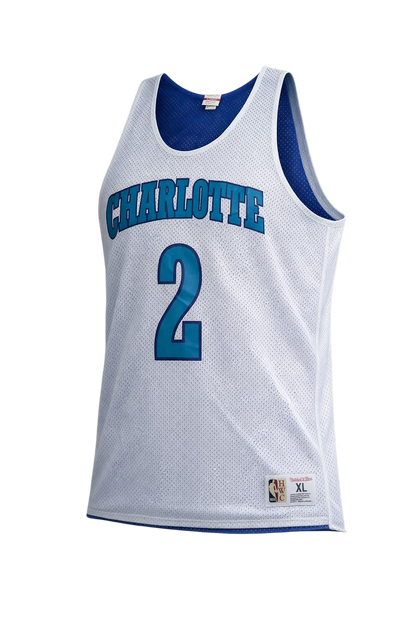 Larry Johnson Reversible Charlotte Hornets Jersey Size XL