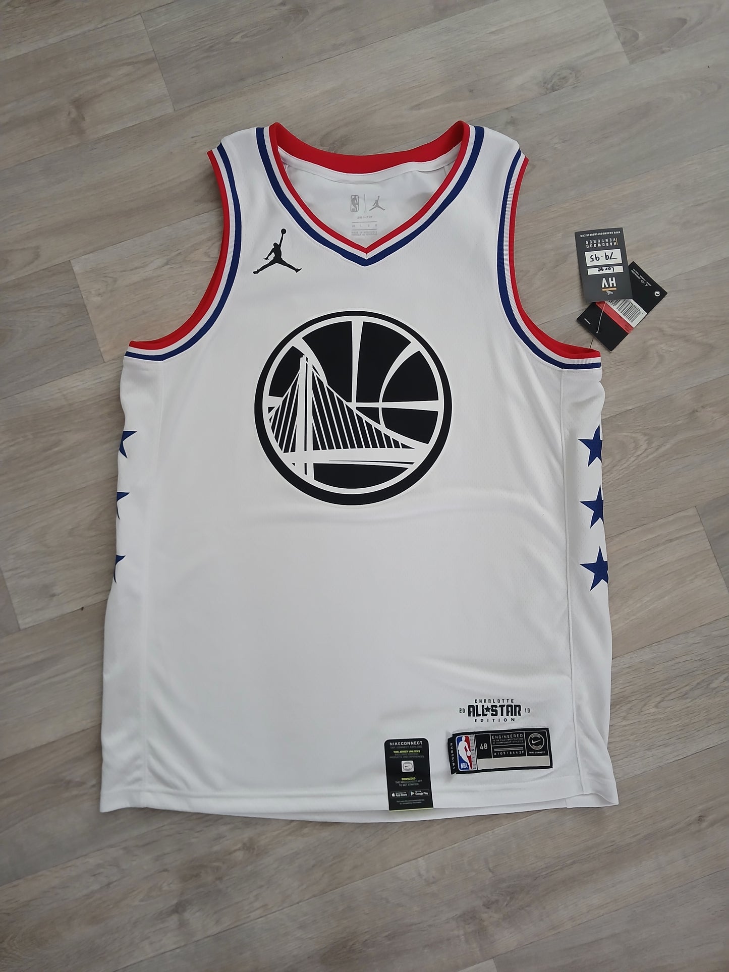 Steph Curry NBA ALL Star 2019 Jersey Size Large