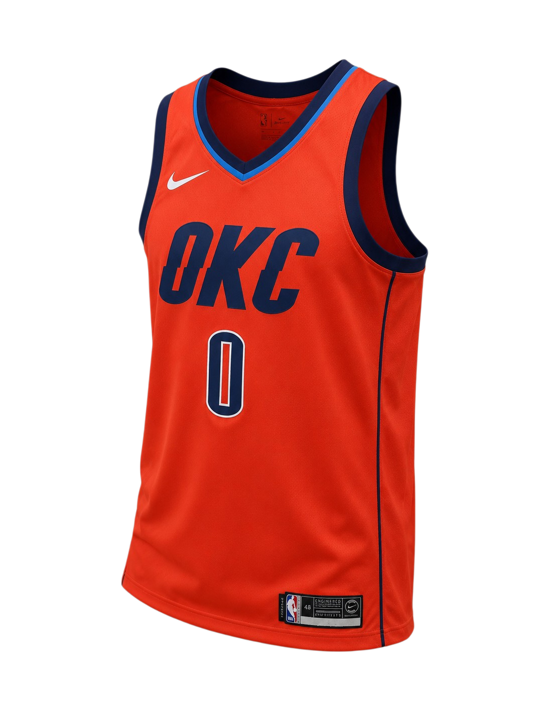 Russell Westbrook Oklahoma City Thunder Jersey Size Large