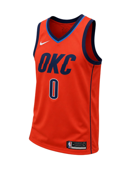 Russell Westbrook Oklahoma City Thunder Jersey Size Large