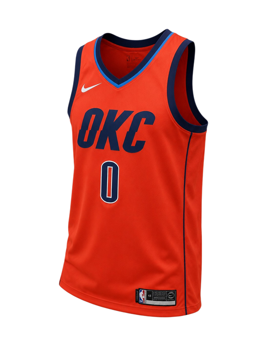 Russell Westbrook Oklahoma City Thunder Jersey Size Large
