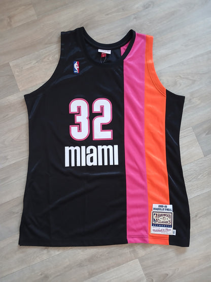 Shaquille O'Neal Authentic Miami Heat Jersey Size XL