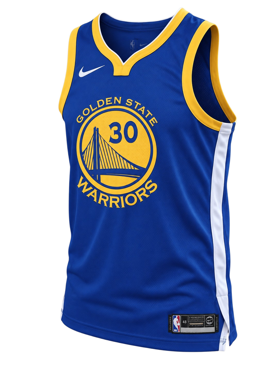 Steph Curry Authentic Golden State Warriors Signature Jersey Size Large