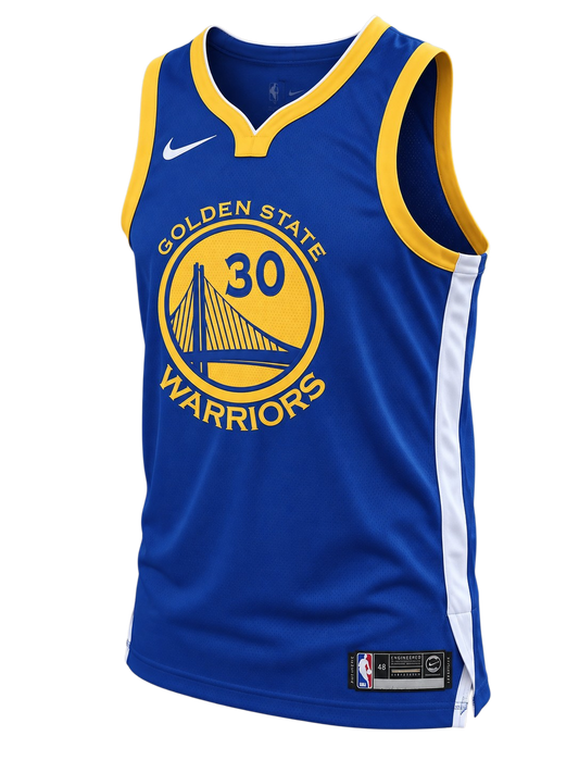 Steph Curry Authentic Golden State Warriors Signature Jersey Size Large