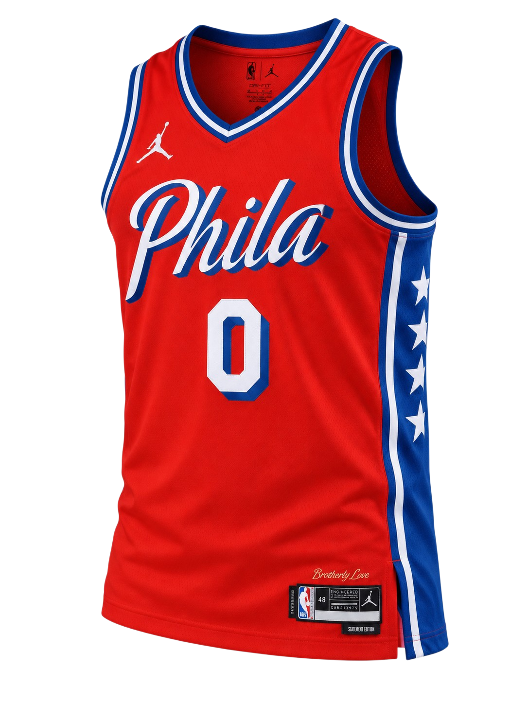 Tyrese Maxey Philadelphia 76ers Jersey Size Large