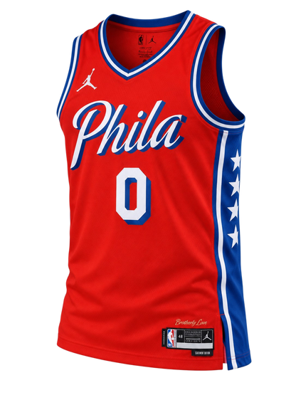 Tyrese Maxey Philadelphia 76ers Jersey Size Large