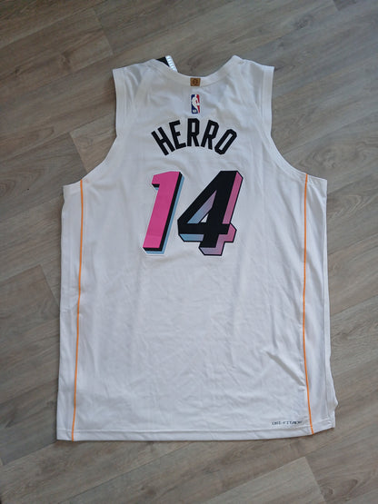 Tyler Herro Authentic Miami Heat Jersey Size XL