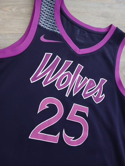 Derrick Rose Minnesota Timberwolves Jersey Size Large