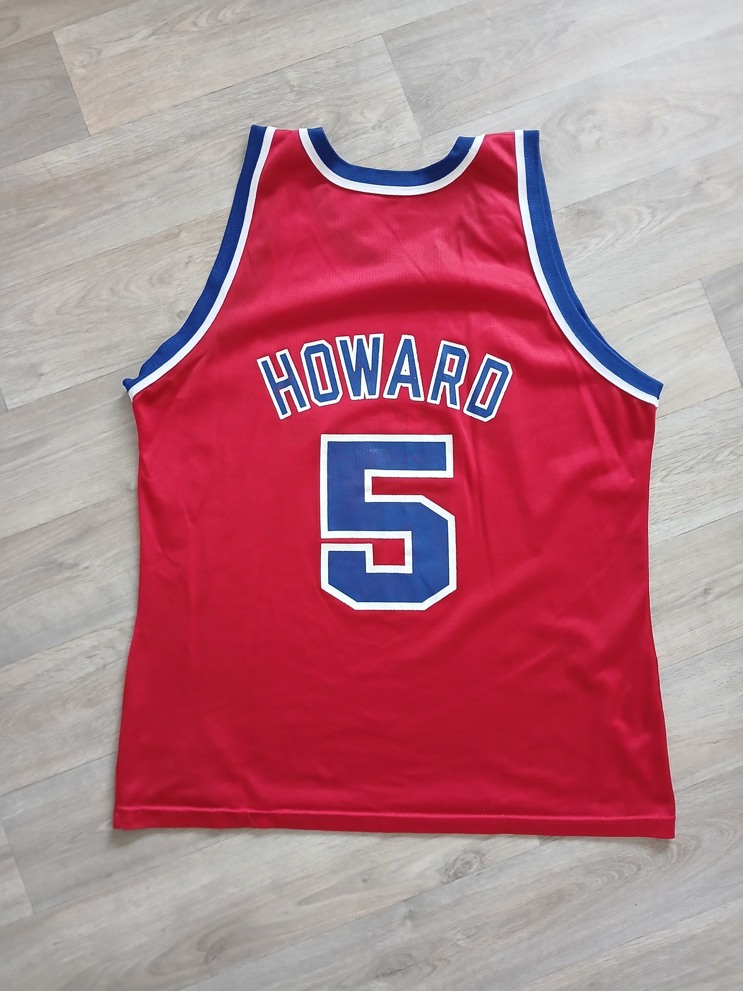 Juwan Howard Washington Bullets Jersey Size Large